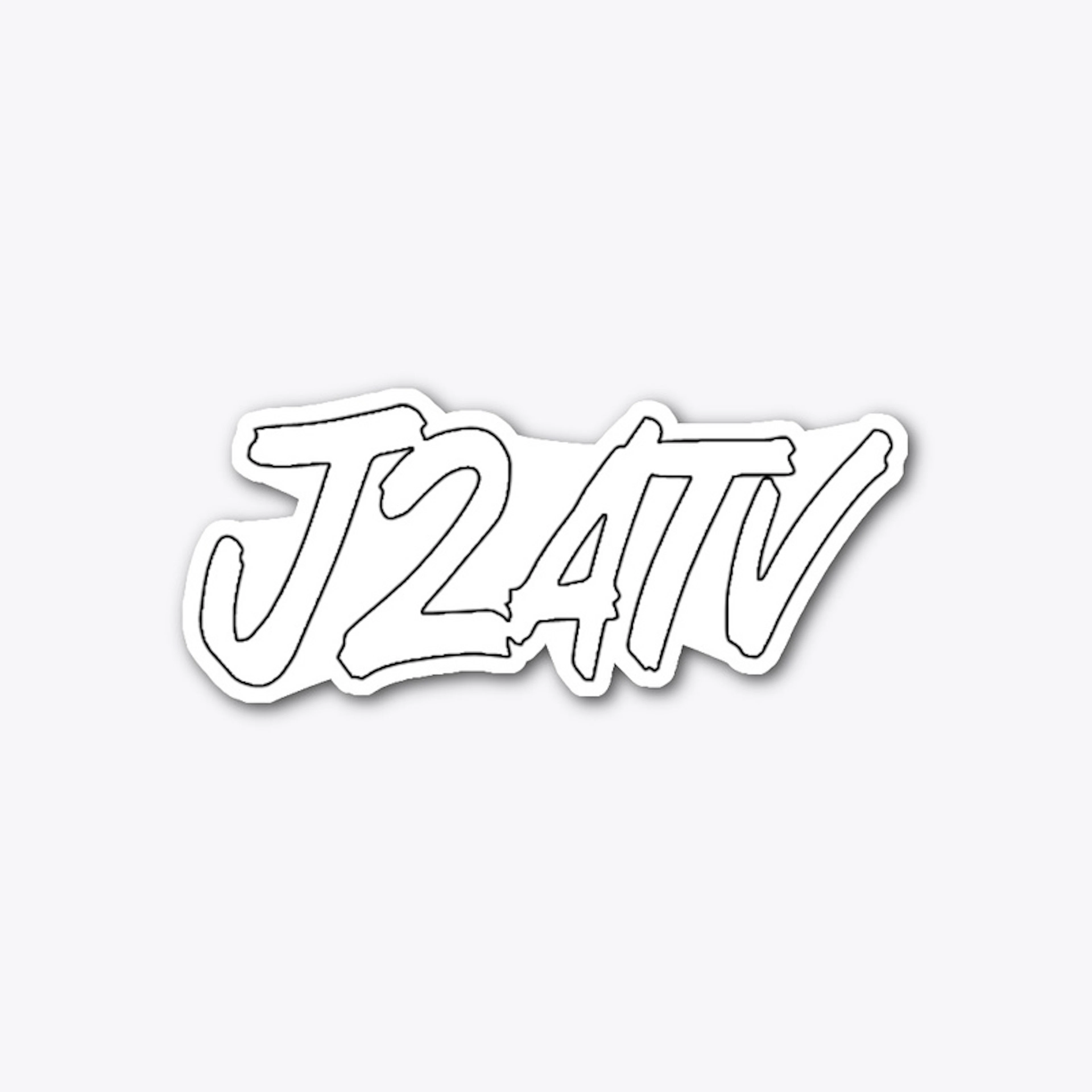 J2A TV Font Sticker